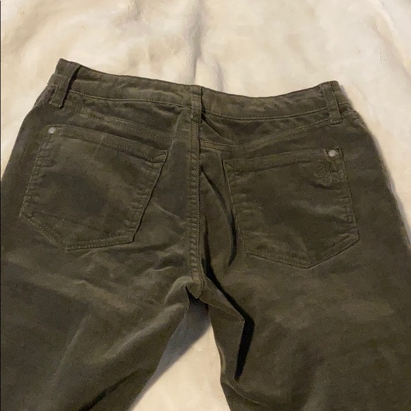 Jessica Simpson army green corduroys - Picture 3 of 6